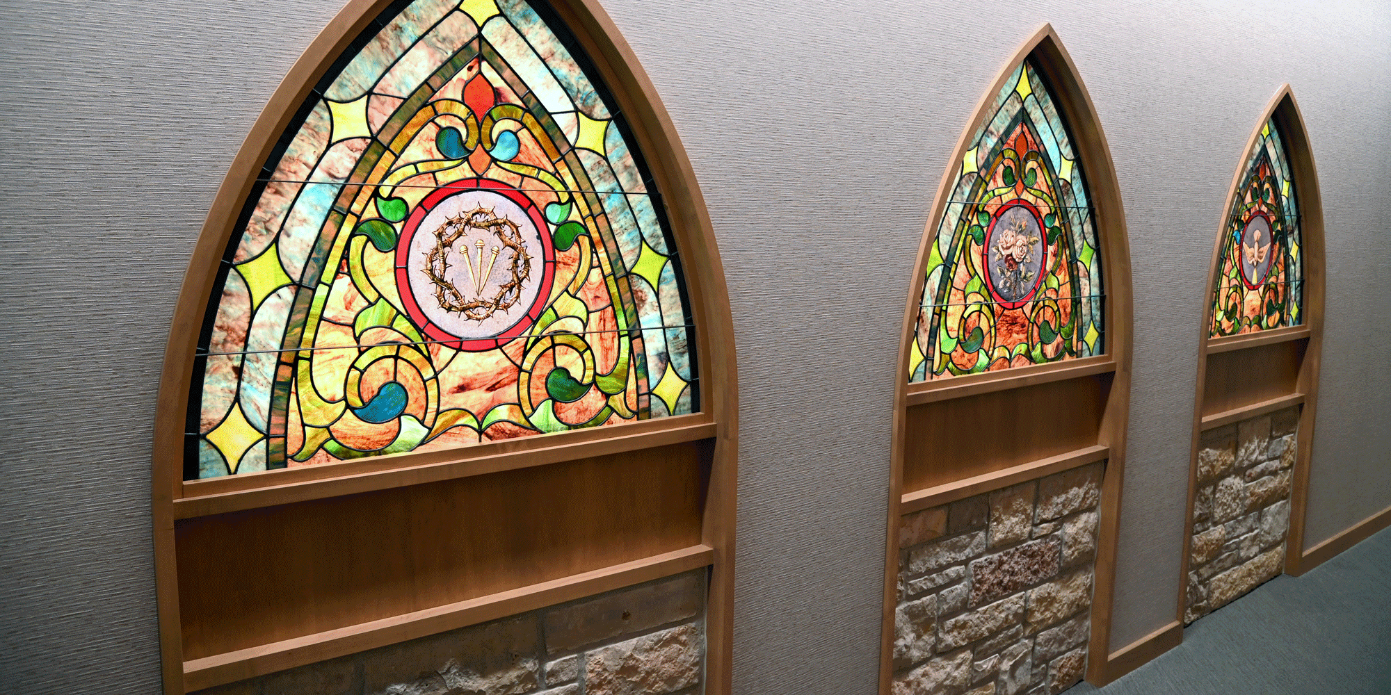 stained glass windows